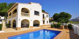 Piscina de villa Moraira, Costa Blanca