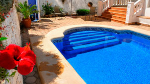 Piscina de chalet para 6