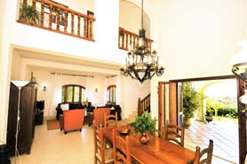 Salon de chalet de vacaciones cerca de Javea