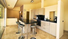 Cocina de villa de alquiler