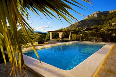 Piscina de chalet en Altea Hills