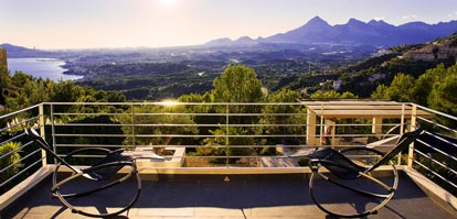 Vista desde Altea Hills en la Costa Blanca
