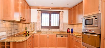 Cocina villa de vacaciones