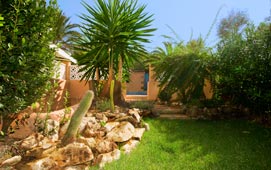 Jardín chalet de alquiler para 8