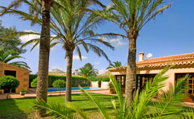Palmeras villa de alquiler Costa blanca, javea
