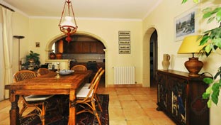 comedor villa Costa Blanca