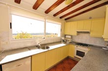 Cocina chalet vacacional Moraira