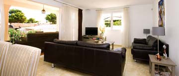 salon de villa de alquiler en la Costa Blanca